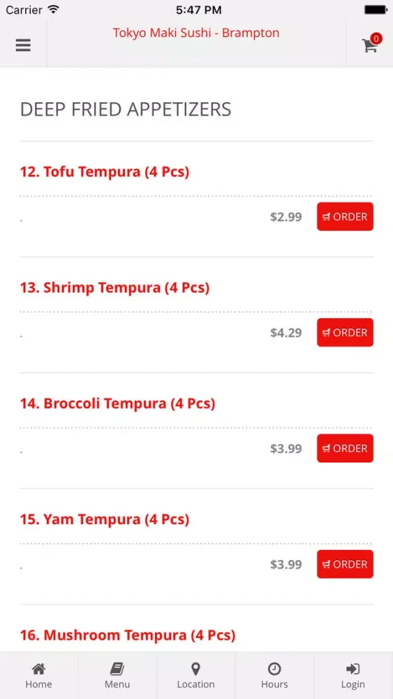 Tokyo Maki Sushi - Brampton应用截图