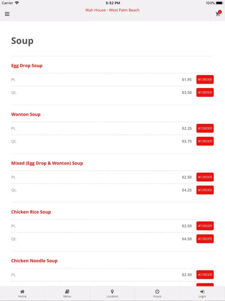 Ảnh chụp màn hình của Wah House West Palm Beach iPad 