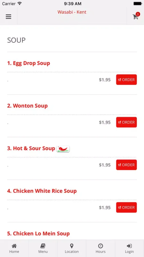 تصاویر Wasabi - Kent Online Ordering
