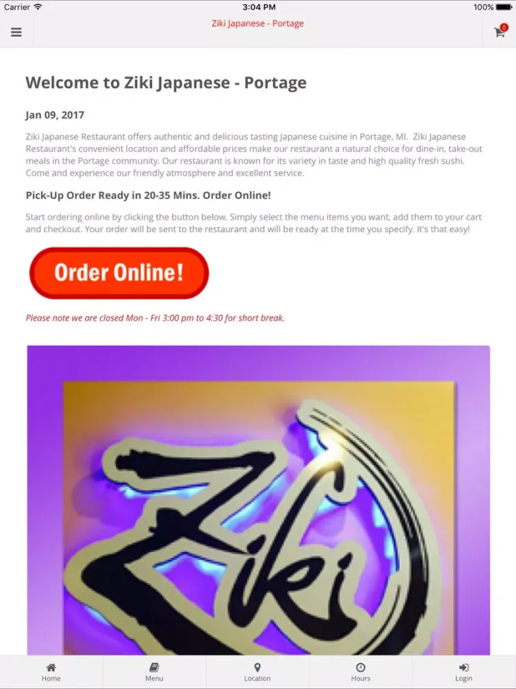 Ziki Japanese - Portage iPad 应用截图