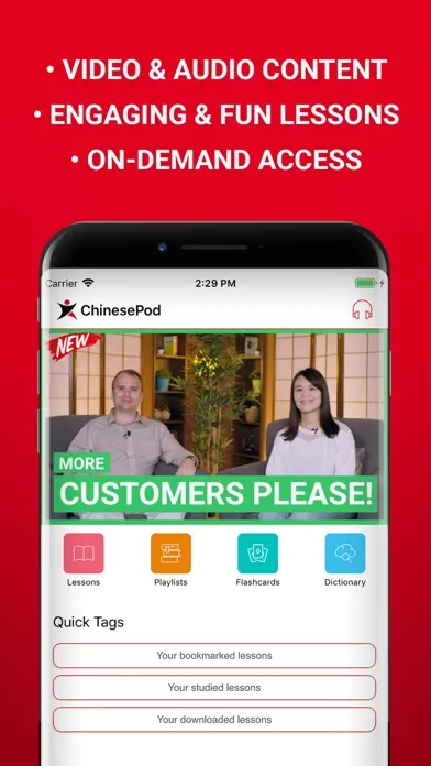 Ảnh chụp màn hình của ChinesePod