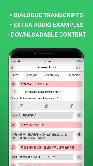 Ảnh chụp màn hình của ChinesePod