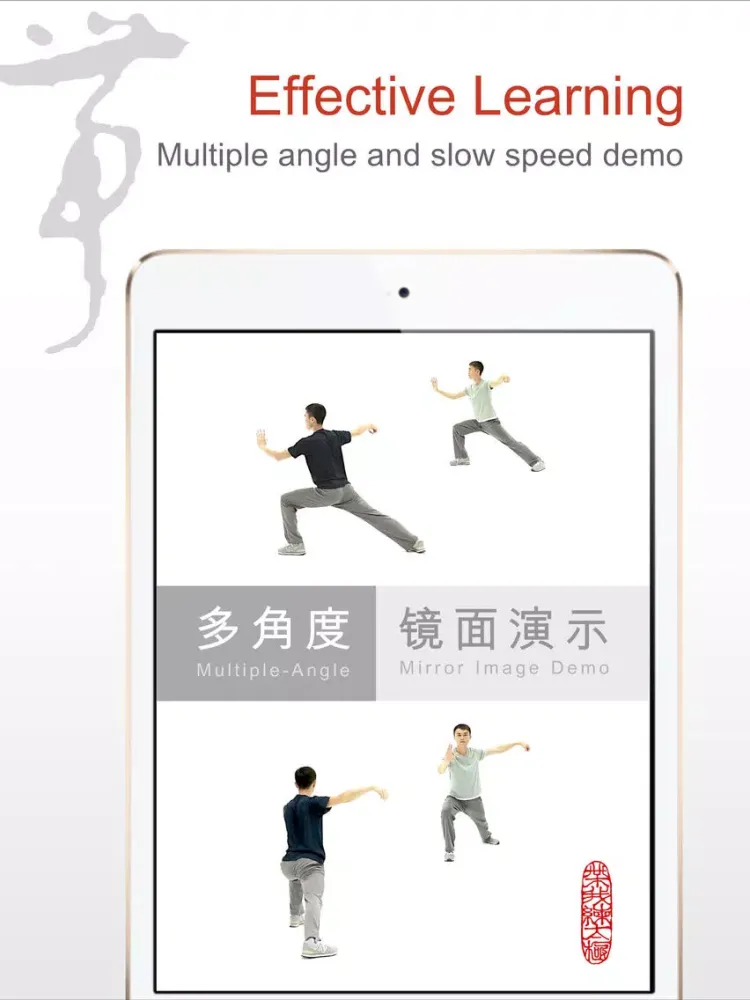 Tai Chi with Me - A video tool to help effective learning and memorizing iPad  스크린샷