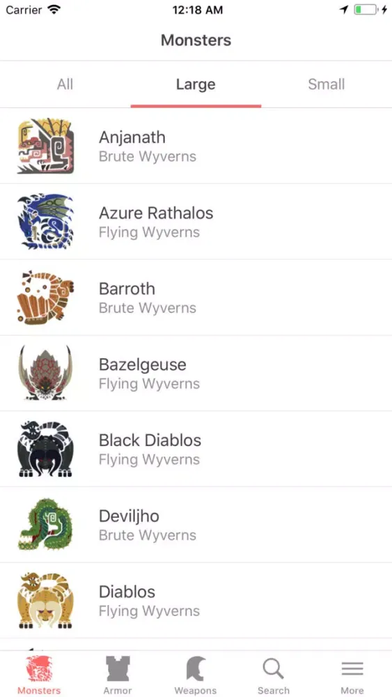 MHW: Database & Guide سکرین شاٹس