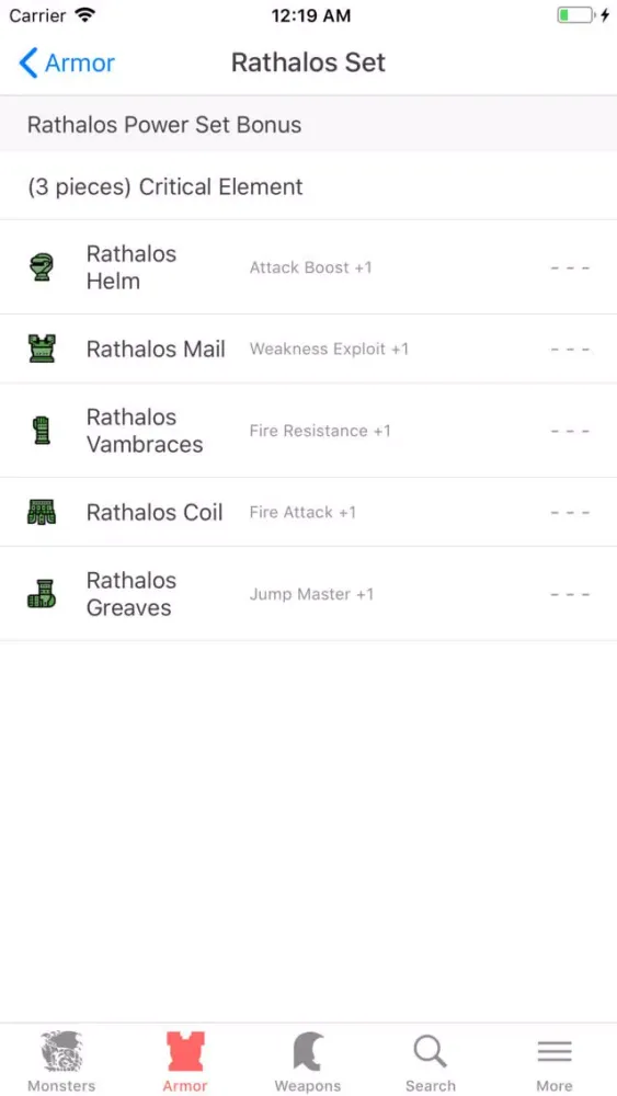 MHW: Database & Guide سکرین شاٹس