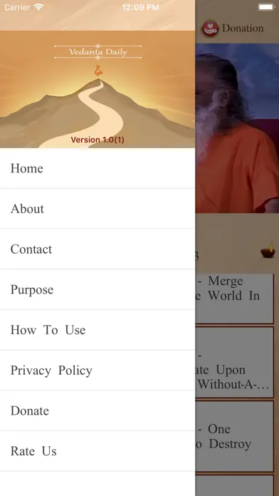 Capturas de tela do Vedanta Daily