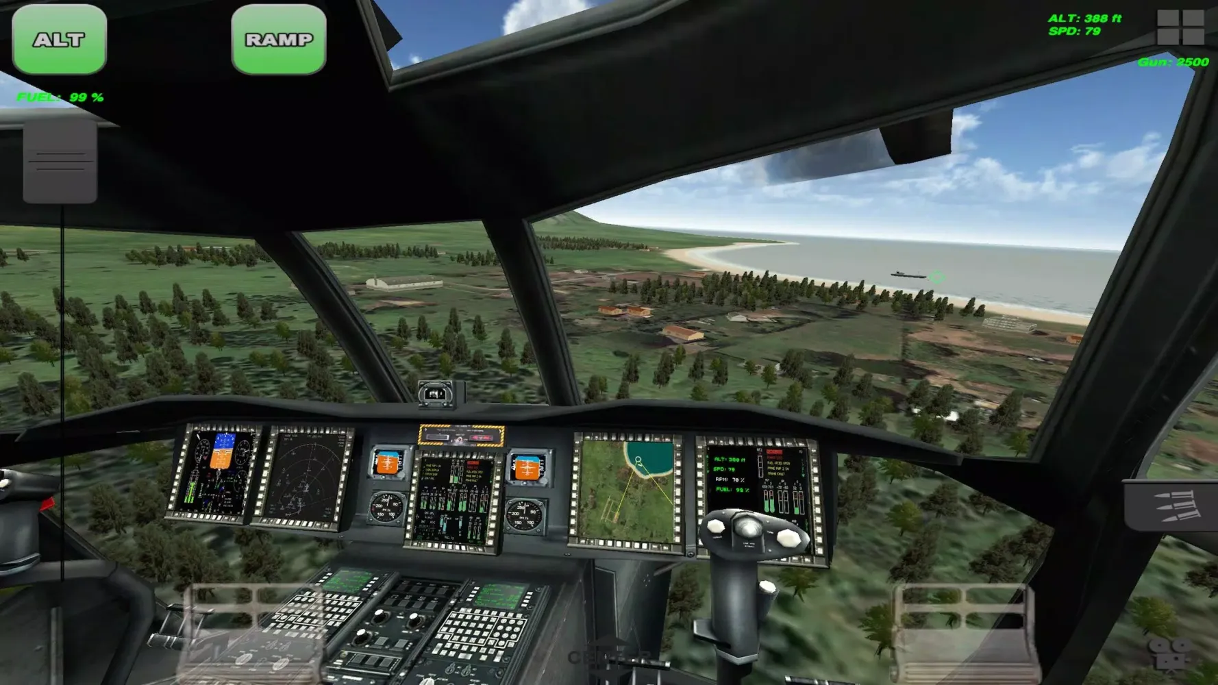 Captures d'écran de Chinook Helicopter Flight Sim