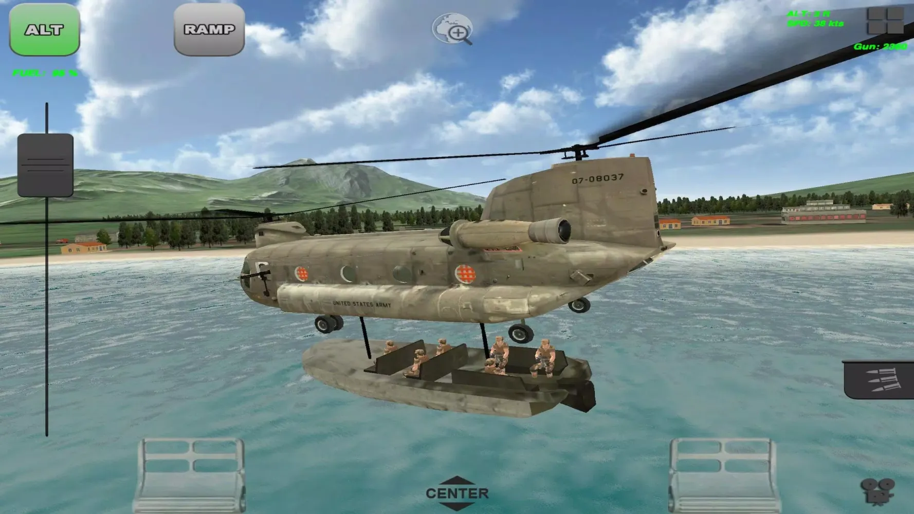 Captures d'écran de Chinook Helicopter Flight Sim