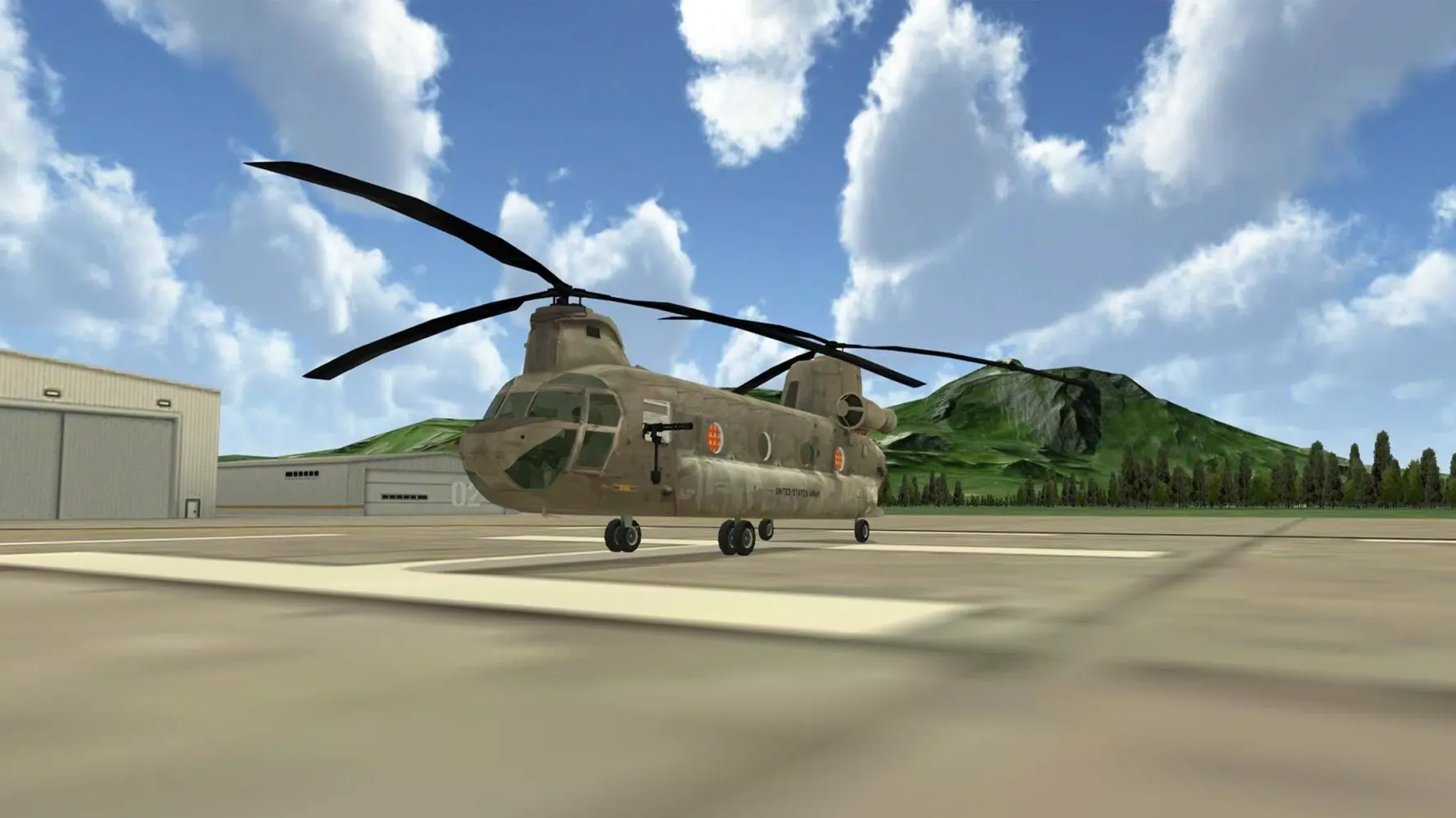 Captures d'écran de Chinook Helicopter Flight Sim