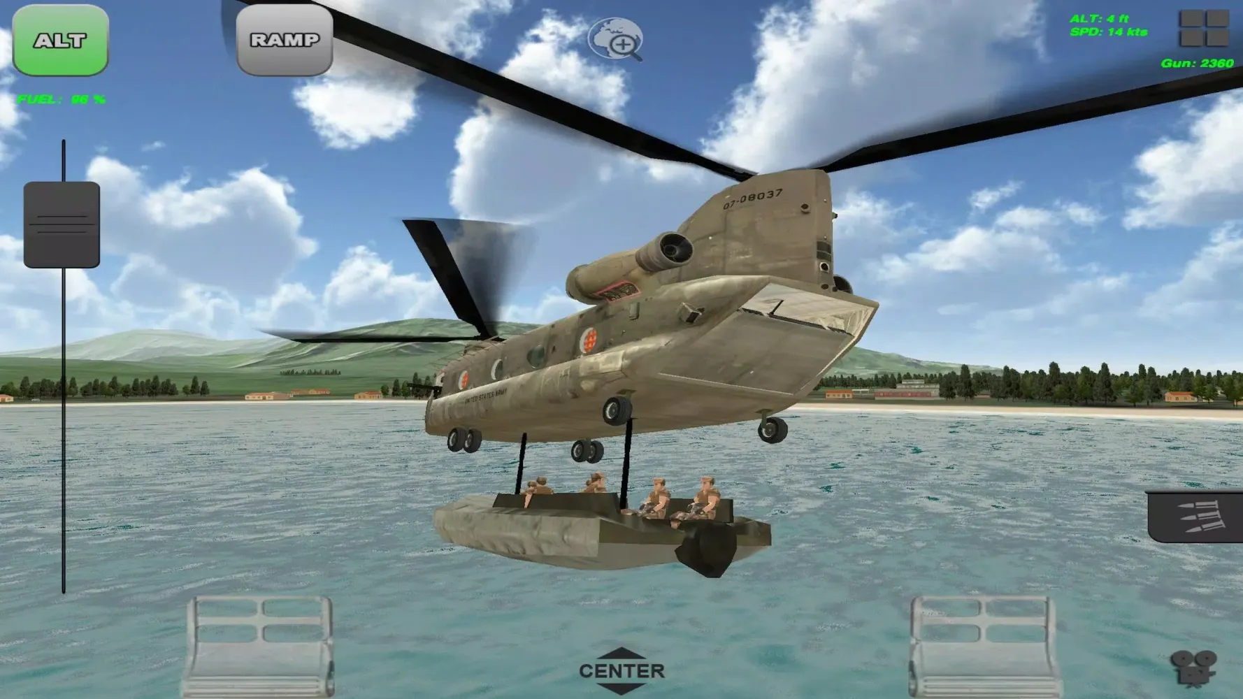 Captures d'écran de Chinook Helicopter Flight Sim