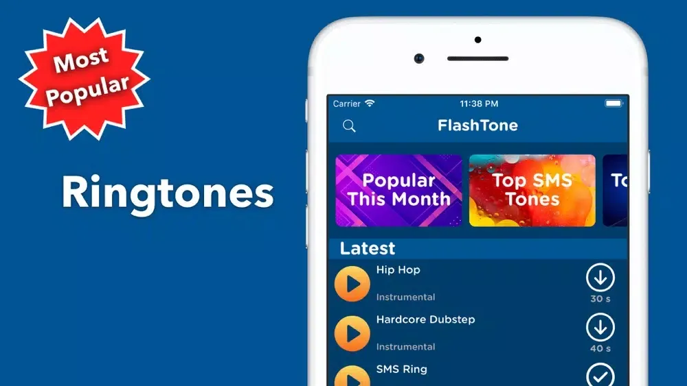 Ringtones for iPhone∙ Screenshots