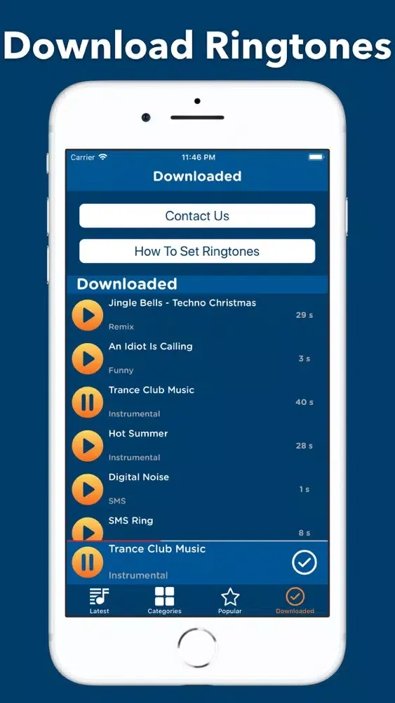 Ringtones for iPhone∙ Screenshots