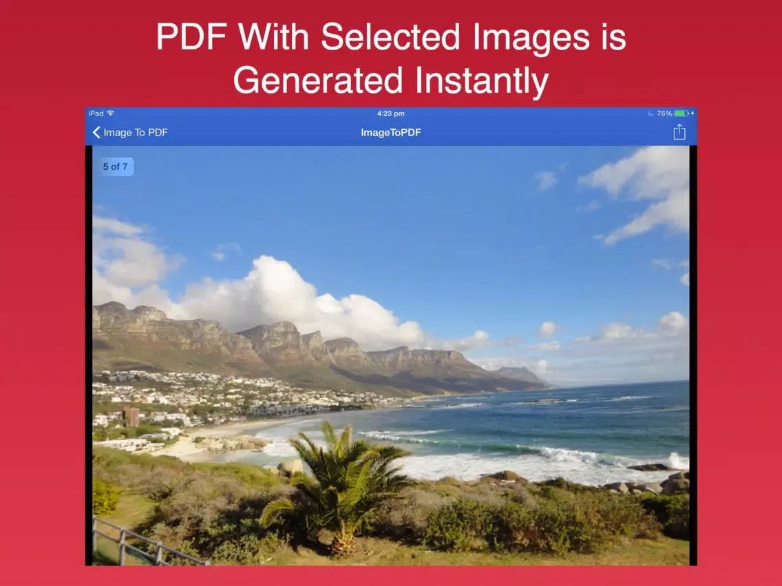 Image To PDF Converter Pro - Convert jpg, png images to PDF document iPad 應用截圖