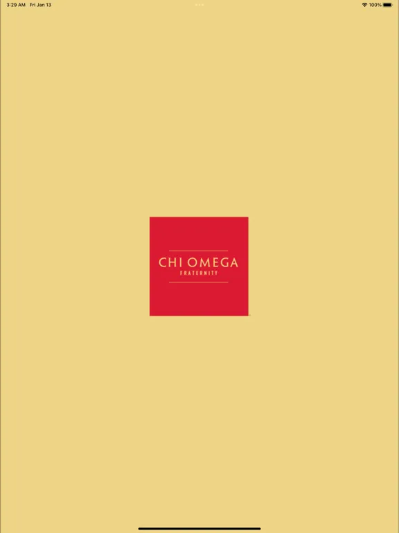 Chi Omega Fraternity iPad 應用截圖