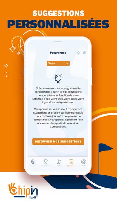 Chipin, golf compétitions Screenshots
