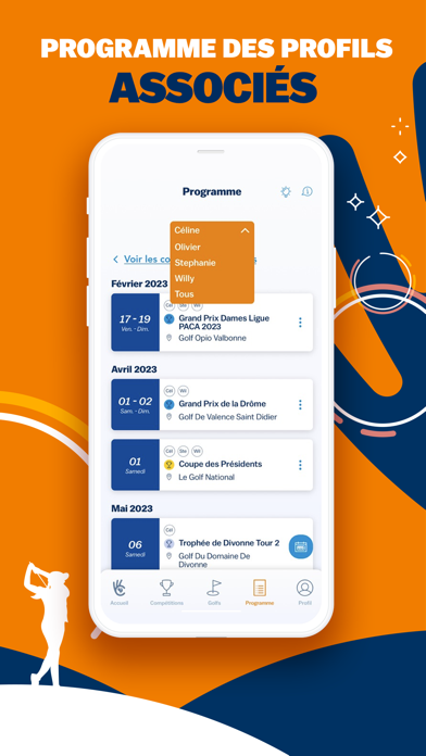 Chipin, golf compétitions Screenshots
