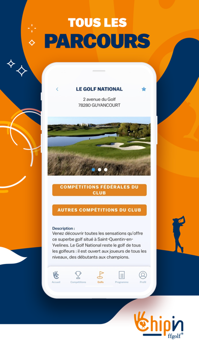Chipin, golf compétitions Screenshots