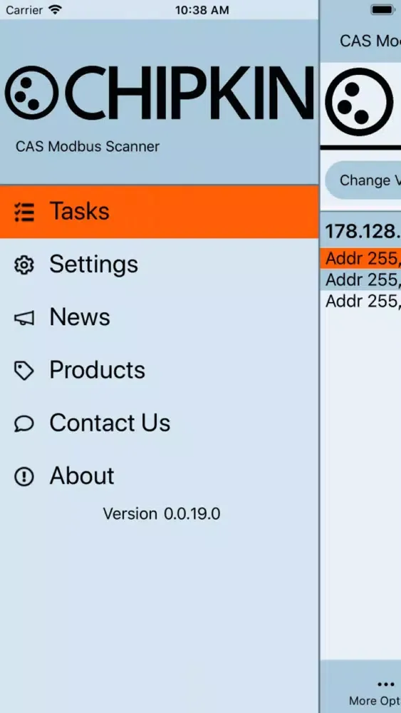 CAS Modbus Scanner स्क्रीनशॉट
