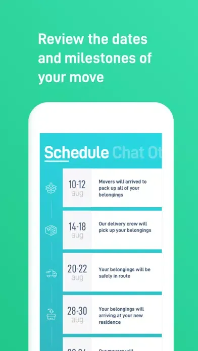Скриншоты CHIP Central Moving App