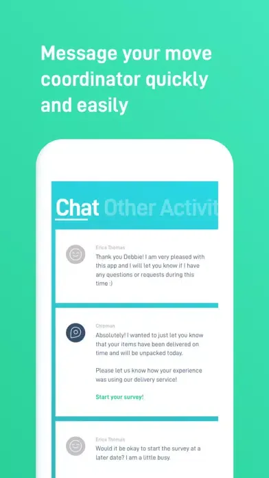 Скриншоты CHIP Central Moving App