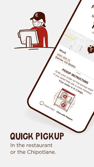 Capturas de pantalla de Chipotle - Fresh Food Fast