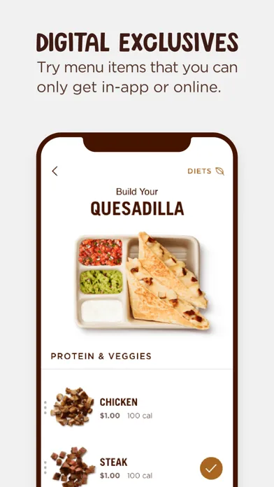 Capturas de pantalla de Chipotle - Fresh Food Fast