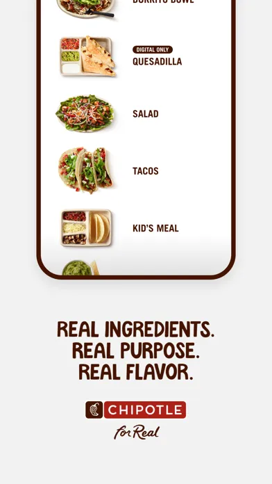 ภาพหน้าจอของ Chipotle Middle East