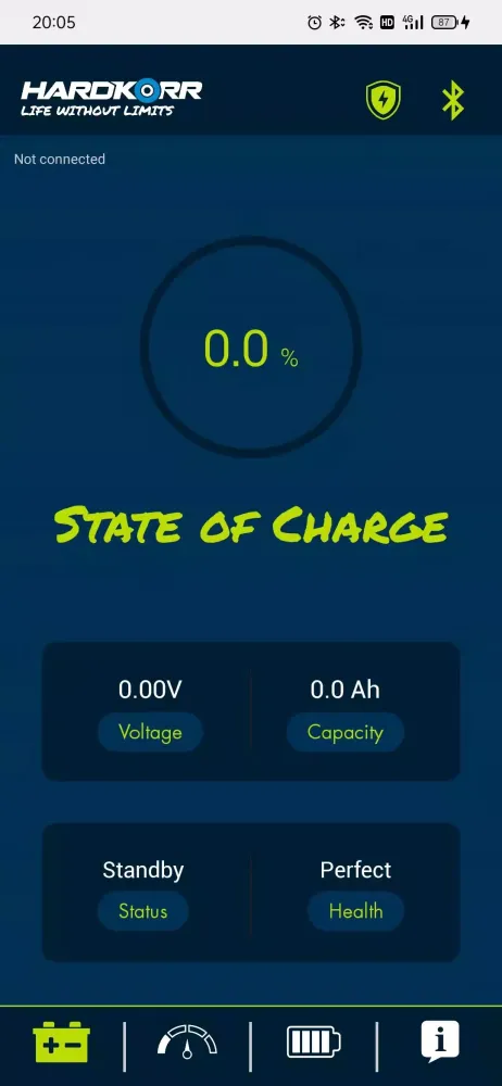 Tangkapan layar HK Battery