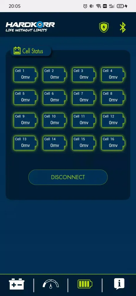Tangkapan layar HK Battery