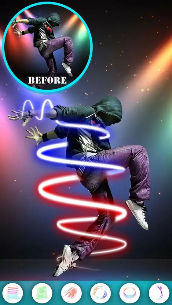 ภาพหน้าจอของ Hip-Pop Photo Editor