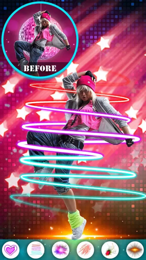 ภาพหน้าจอของ Hip-Pop Photo Editor