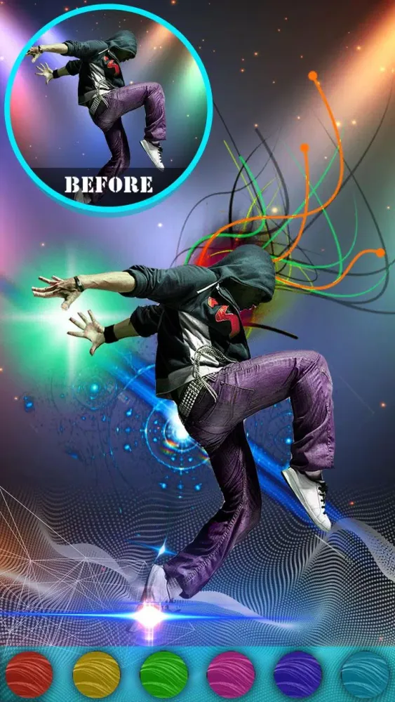 ภาพหน้าจอของ Hip-Pop Photo Editor