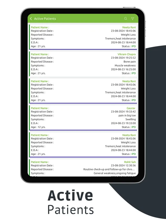Chirayu Care iPad  স্ক্রিনশট