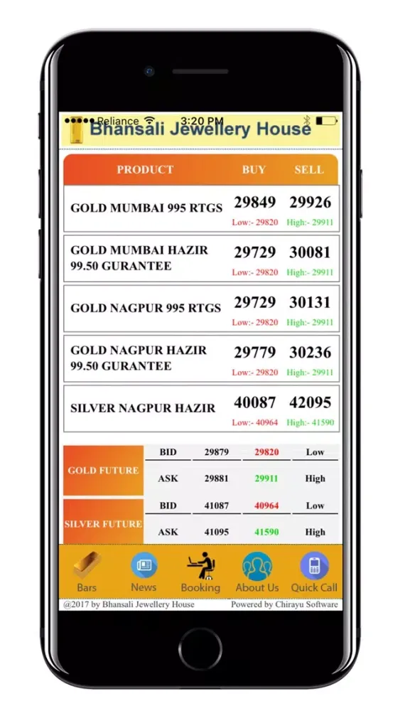 Bhansali Bullion স্ক্রিনশট
