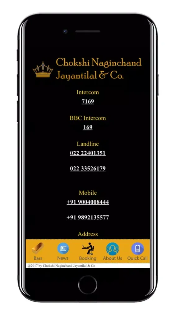 Ảnh chụp màn hình của CNJ Spot