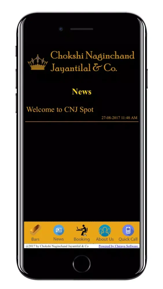 Ảnh chụp màn hình của CNJ Spot