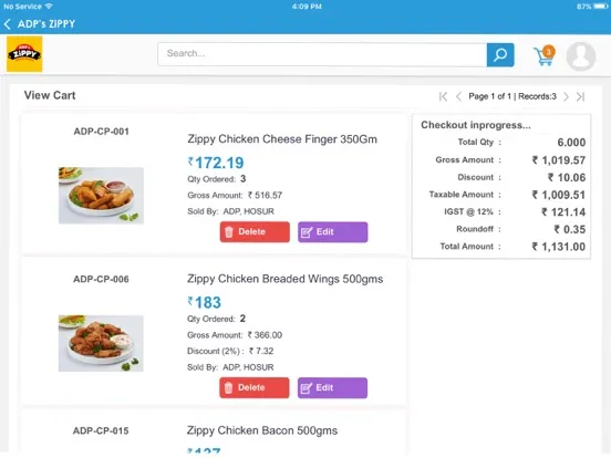 Tangkapan layar ADP's ZiPPY iPad 