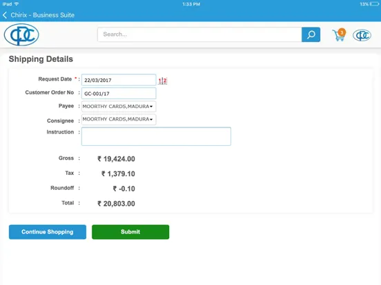تصاویر Chittal Paper Company iPad 