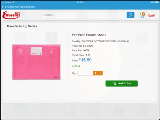 Screenshot di Enveear Cottage Industry iPad 