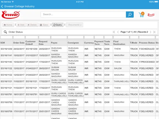 Screenshot di Enveear Cottage Industry iPad 