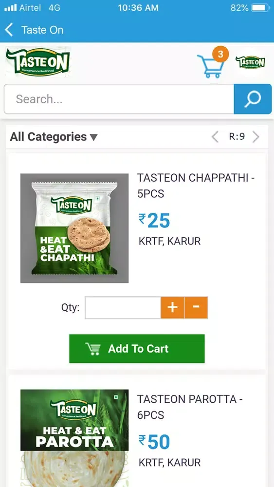 Captures d'écran de KR Tasty Foods