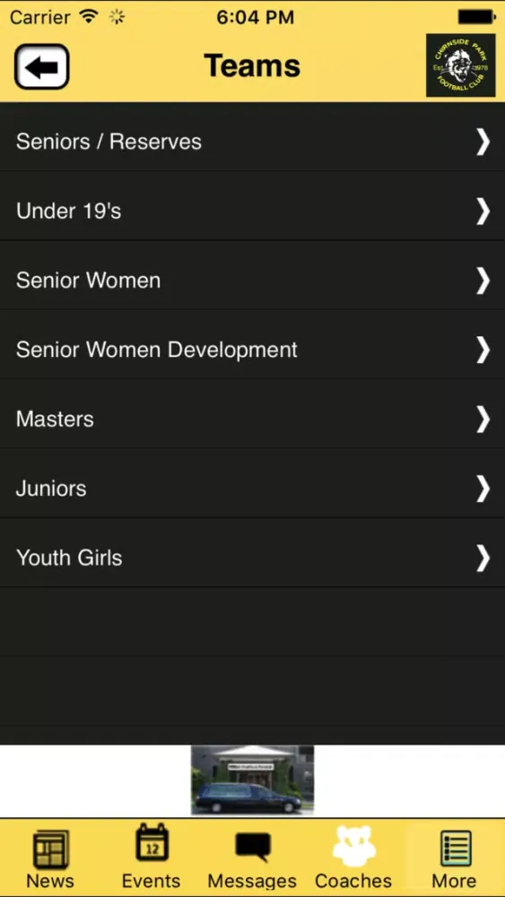 Chirnside Park FC Screenshots