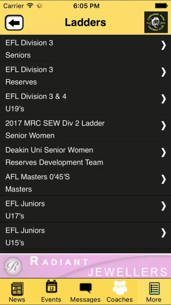 Chirnside Park FC Screenshots