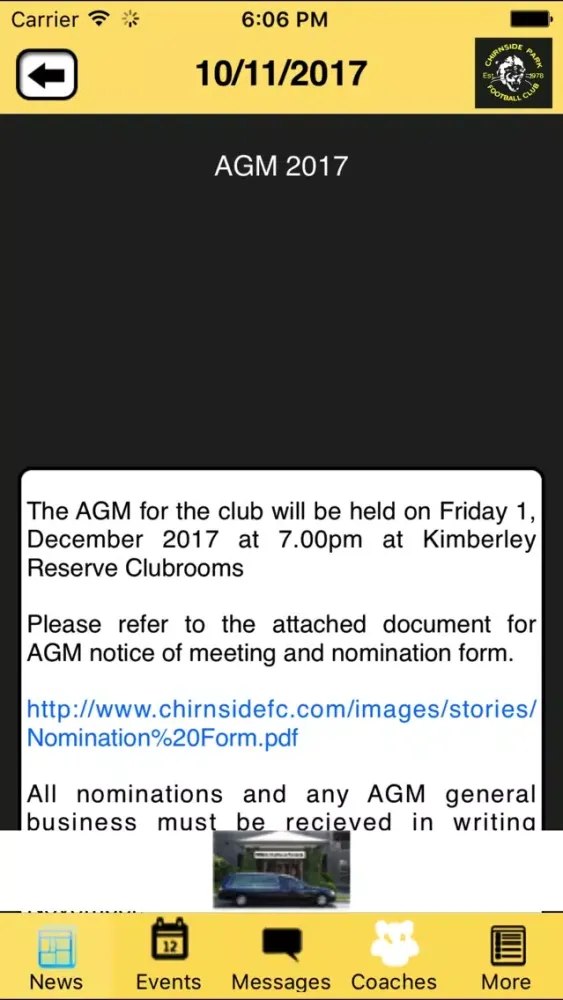 Chirnside Park FC Screenshots