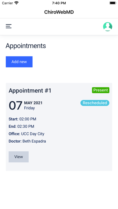 Digital Patient Chart স্ক্রিনশট