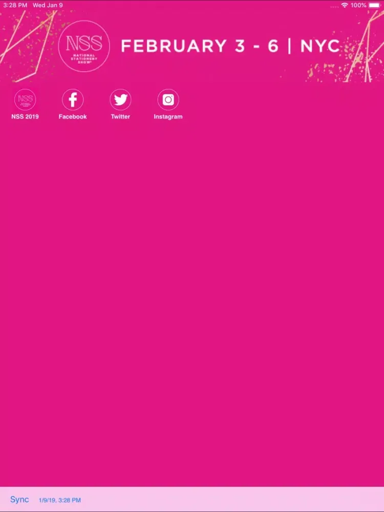 Captures d'écran de NSS - National Stationery Show iPad 