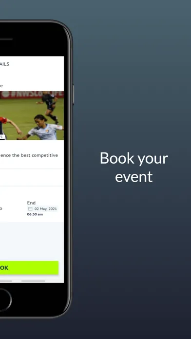 Capturas de tela do Roar Sports: Booking Engine