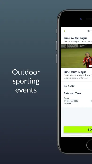 Capturas de tela do Roar Sports: Booking Engine