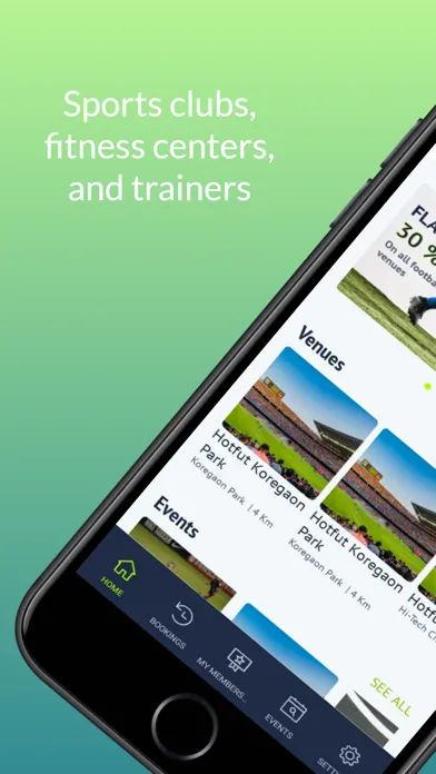 Capturas de tela do Roar Sports: Booking Engine