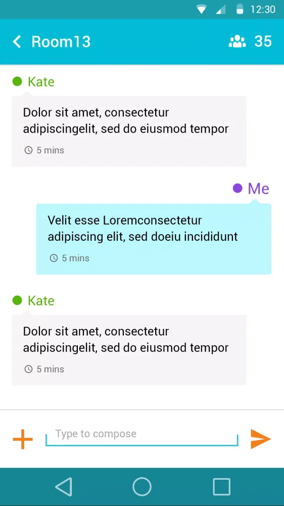 Captures d'écran de Nearby Chat